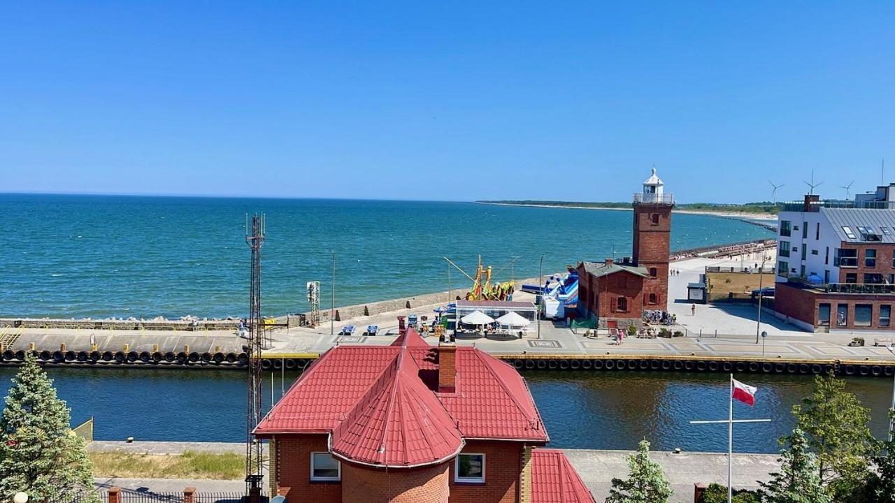 Apartamenty Marina Z Widokiem Na Morze Darlowko Esterno foto